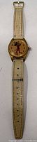 Full view of wristwatch front with strap extended