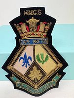 Front view of embroidered HMCS Cape Breton patch