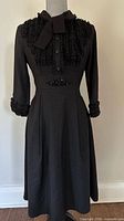 Front view of dress on mannequin