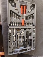 full open case showing entire tool assortment