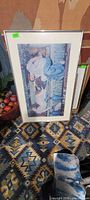 Full view of framed Ripples print
