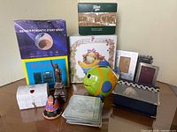 Group shot showing all boxed items and loose decor pieces