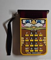 Front view showing cartoon design and keypad