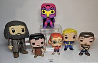 All six Funko Pop figures front view