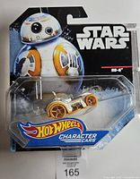 Front view of sealed Hot Wheels BB-8 Character Car packaging