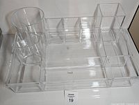 Top view showing overall layout and compartments