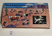 Closed box displaying Herd-A-Herefords Light Set branding and artwork