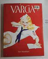Front cover of Varga book with red dust jacket