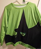 Front view showing Wicked witch graphic and overall color