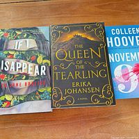 Front covers of all three novels
