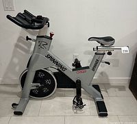 Left side profile of Star Trac Spinner NXT spin bike