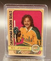 Front of Pete Laframboise O-Pee-Chee card in sleeve