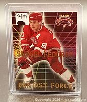 Front of Sergei Fedorov Fantasy Force card in sleeve