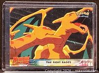 Front of Topps Pokémon card in plastic holder
