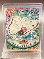 Front of Butterfree card in protective case
