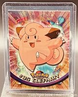 Front of Clefairy card in sleeve