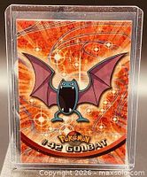 Front of Topps Pokémon Golbat card #42 in sleeve