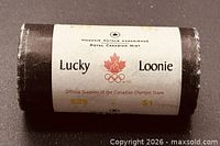 Full view of wrapped roll with label visible