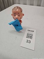 Single Linus figure front view with blanket
