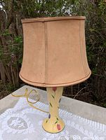 Lamp with shade front view