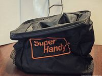 Front view showing SuperHandy logo and metal frame
