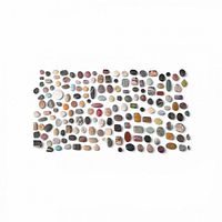 Full layout of all gemstone beads