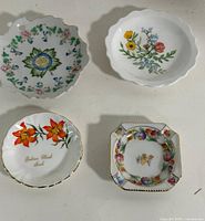 Front view of all four plates