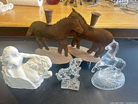 Group shot of all five items showing scale and condition
