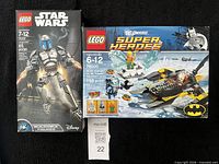 Front of both LEGO boxes together