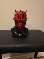 Front view of Darth Maul ceramic bust mug