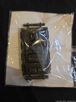 Front view of sealed black Han Solo Carbonite minifigure block