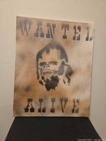 Chewbacca Wanted Alive canvas