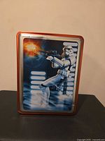 Front view of tin showing Stormtrooper artwork