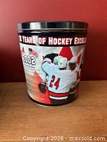 Front view showing Team Canada players and 30 Years of Hockey Excellence text