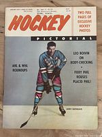 Front cover showing Andy Bathgate and cover text