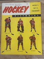 Front cover of April 1957 Hockey Pictorial