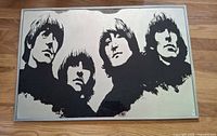 Front view of Beatles silhouette mirror