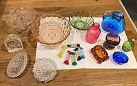 Complete lot laid out on table