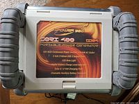Top label displaying ePower 360 branding, Sori 400 model, feature list