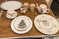 Entire lot displayed on table