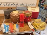 Group shot of all items on table