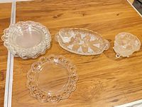 Group shot of all glass items on table