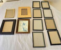 Top view showing all twelve frames arranged