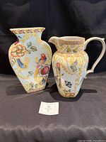 Vase and pitcher front view