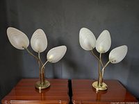 Both lamps unlit showing overall form and finish