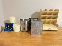 All items grouped on tabletop