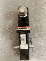 U-Haul branded hitch shank with chrome ball and pin