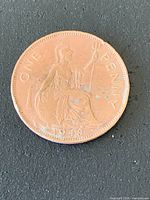 Reverse showing Britannia, date 1948 visible