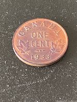 Reverse of 1933 Canadian cent