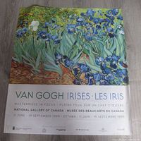 Full view of poster showing artwork, text, and overall condition